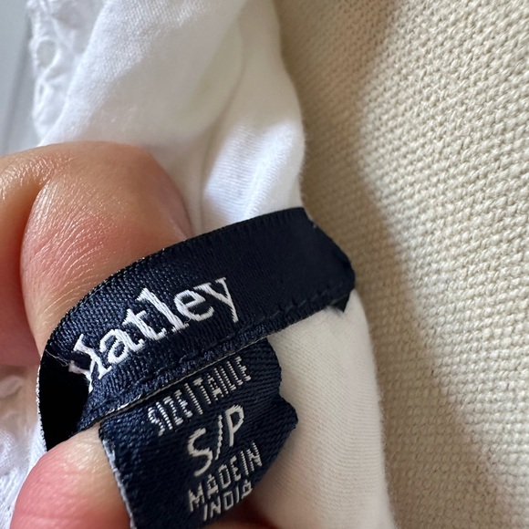 Hatley women summer Eyelet Shift Dress - White size small - Picture 6 of 9